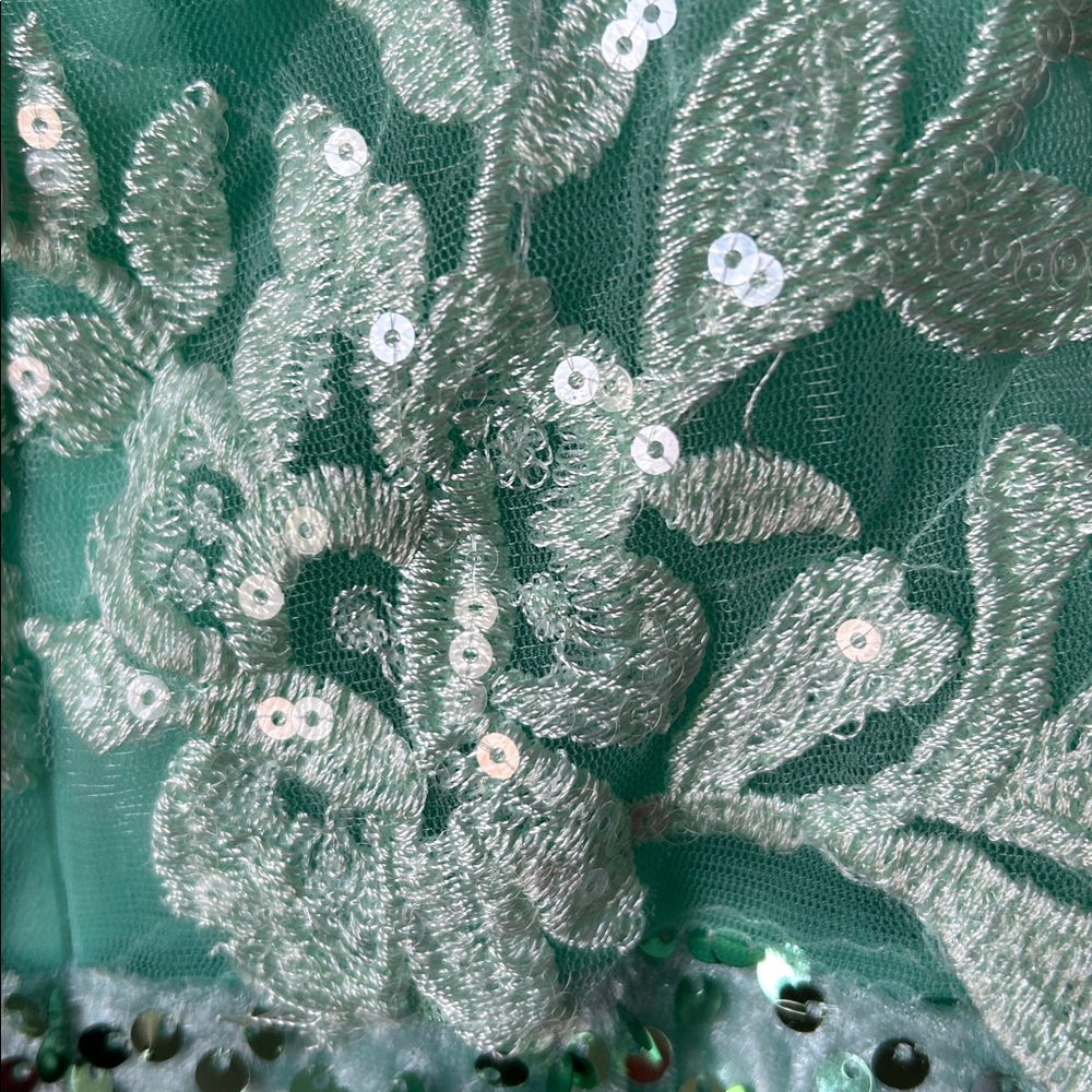 Stunning embroidered sequin stunner mini dress - Picture 7 of 9